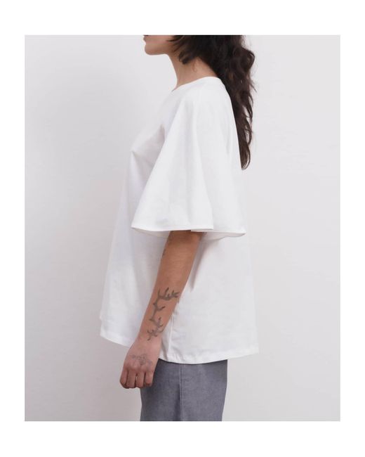 Baserange White Crew Neck T-Shirt