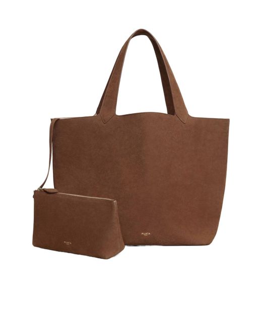 Alaïa Brown Alaïa Le Cabas Bag