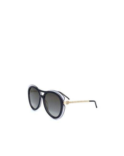 Elie Saab Multicolor Aviator Frame Sunglasses