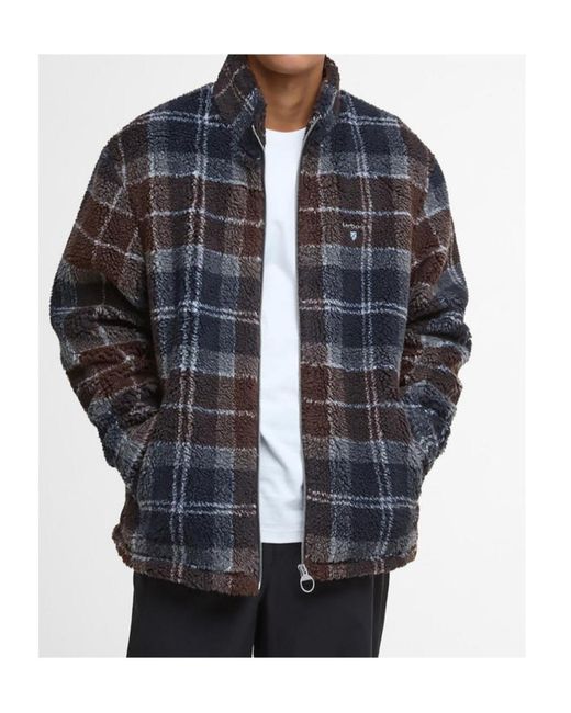 Barbour Black Plaid Jacket for men