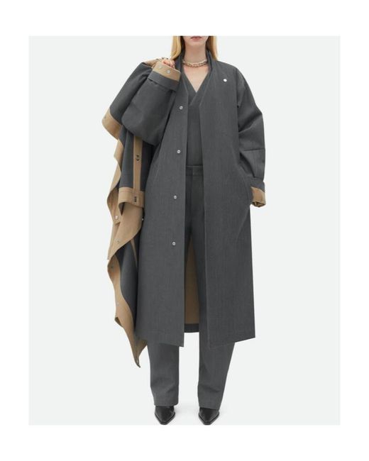 Bottega Veneta Gray Bonded Jacket