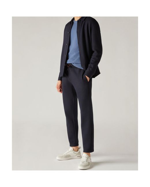 Loro Piana Blue Whitney Trousers for men