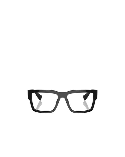 Miu Miu White Eyewear Square-Frame Glasses