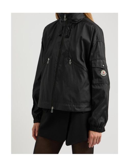 Moncler Black Hemar Nylon Parka