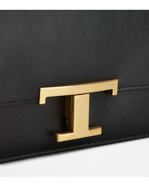 Tod's Black T-Lock Shoulder Bag