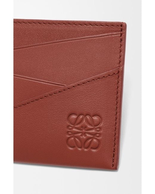 Loewe Red Puzzle Card Holder for men