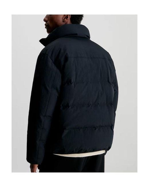 Calvin Klein Blue Quilted Puffer Jacket for men