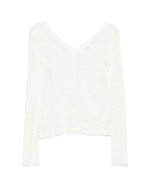 Séfr White Maeve Top