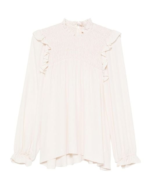 Forte_forte White Long-Sleeved Top