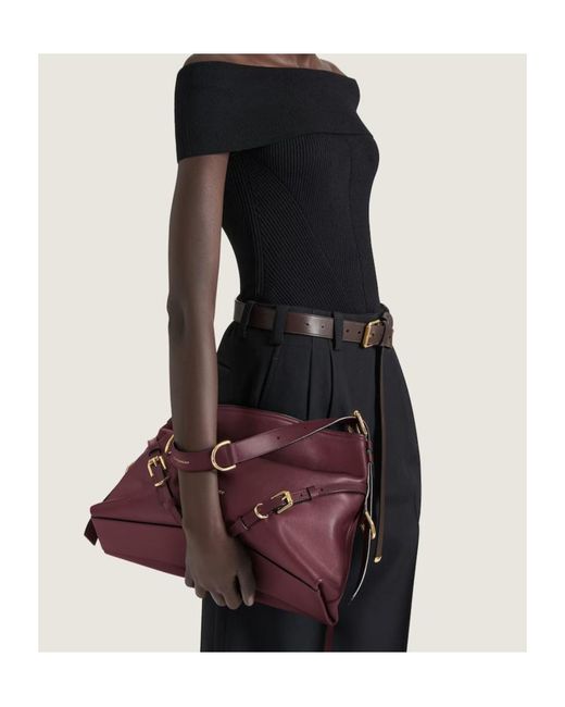 Givenchy Brown Voyou Medium Shoulder Bag