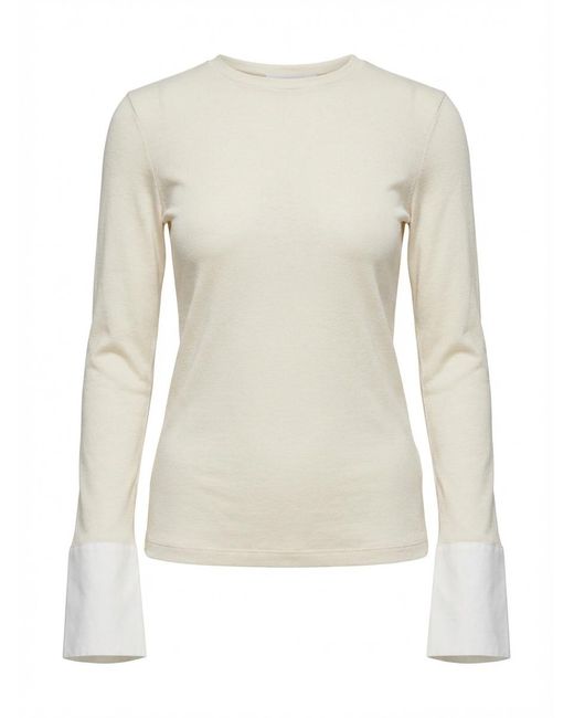 DARKPARK White Nora Long-Sleeved Top