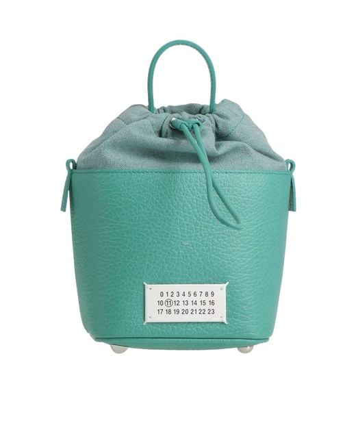Maison Margiela Green Versatile Mini Bucket Bag