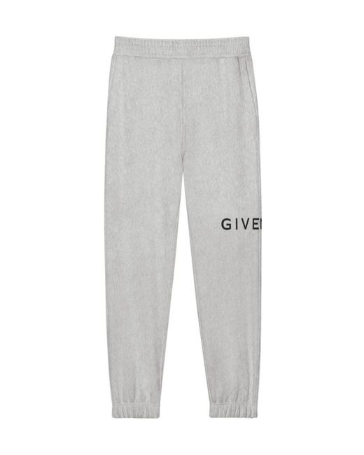 Givenchy Gray Archetype Slim Fit Jogger Pants for men