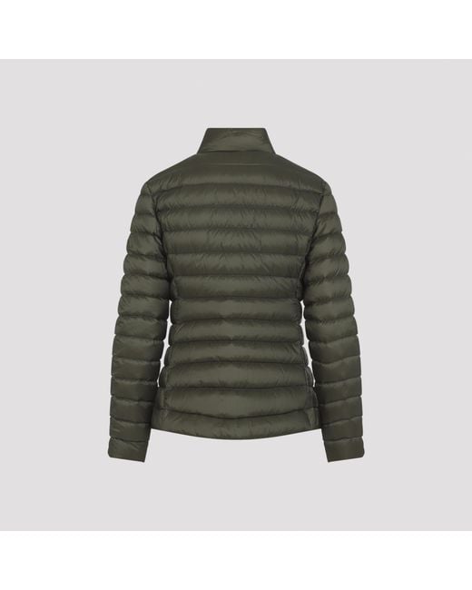 Moncler Green Igelle Zip-Up Short Padded Jacket