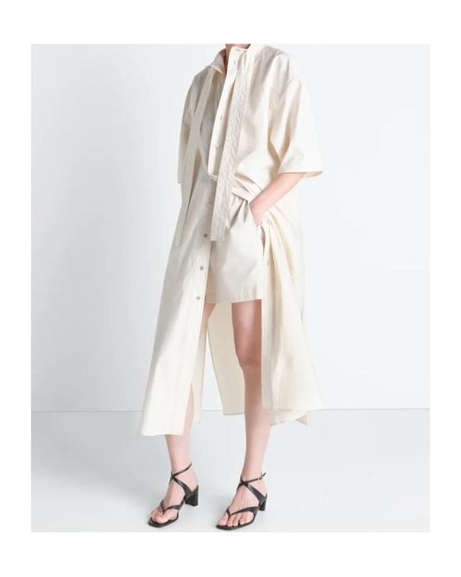 Lemaire White Reversible Tube Dress