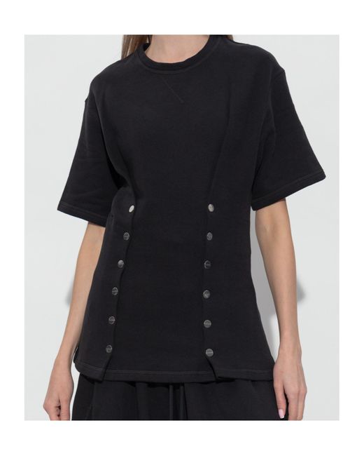 Lanvin Black Fitted T-Shirt
