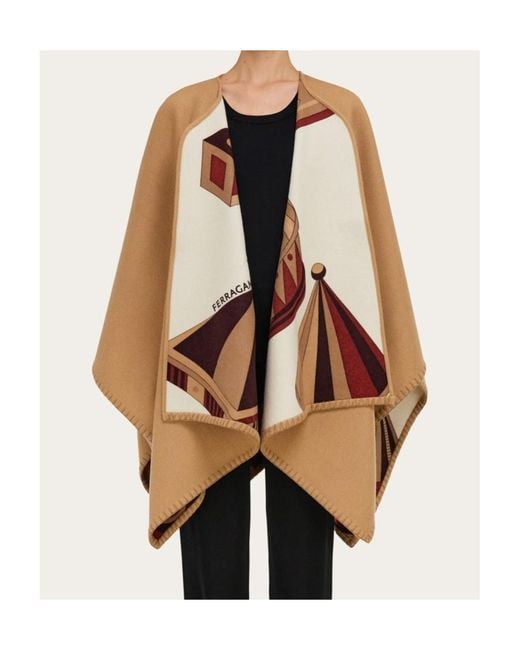 Ferragamo Brown Capes