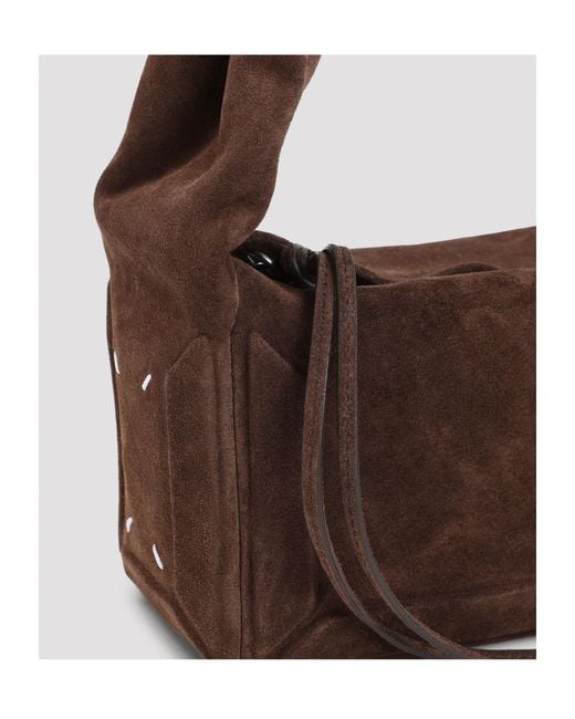Maison Margiela Brown East West Small Box Bag