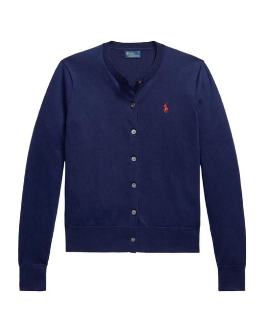 Polo Ralph Lauren Blue Button Cardigan