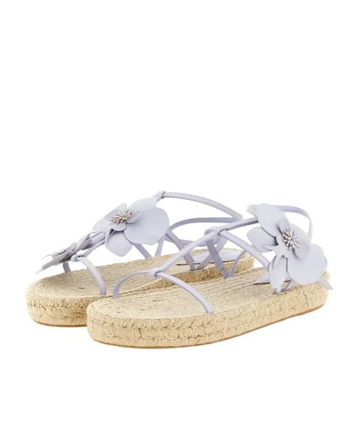 Zimmermann White Strappy Sandals