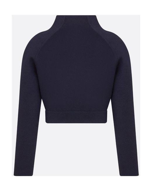 Dior Blue Cropped Peacoat