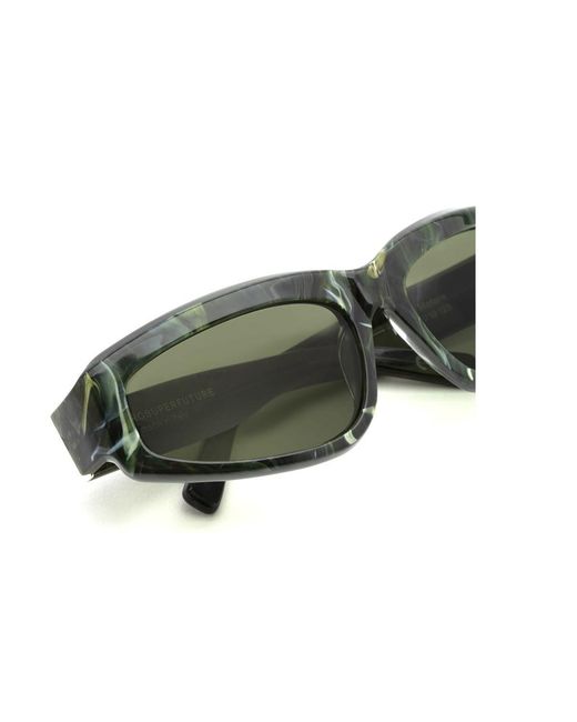Retrosuperfuture Green Motore Cat-Eye Frame Sunglasses for men