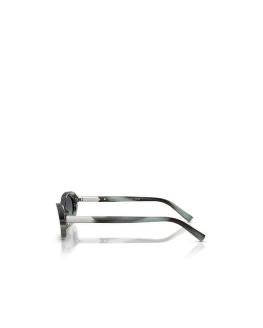 Tiffany & Co White Full Frame Sunglasses