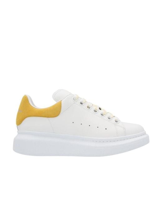 McQueen White Classic Low-Top Sneakers