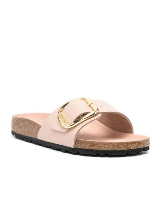 Birkenstock Pink Madrid Big Buckle Sandals