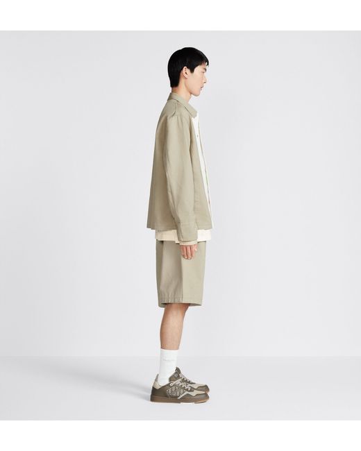 Dior White Belt Ring Shorts for men