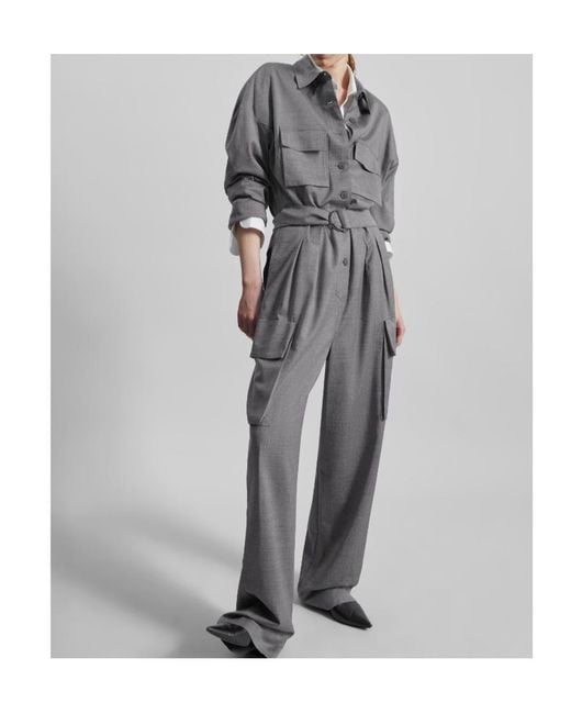 Frankie Shop Gray Linda Jumpsuit