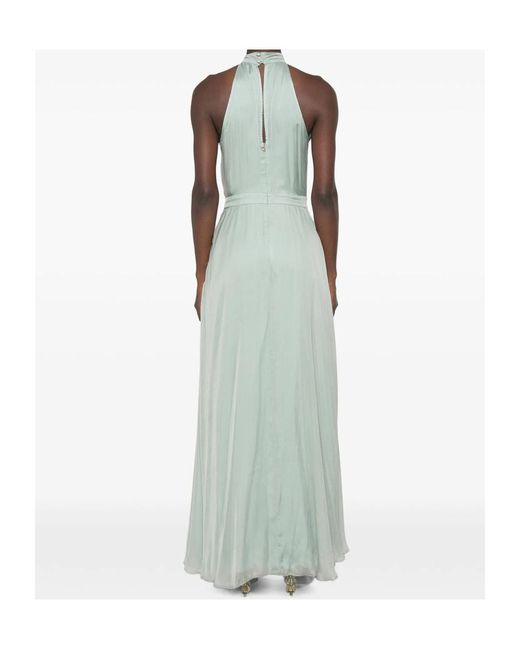 Raquel Diniz Green Sleeveless Dress