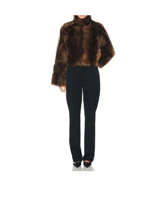Nour Hammour Brown Long-Sleeved Jacket