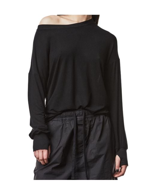 Thom Krom Black Ruched Jumper