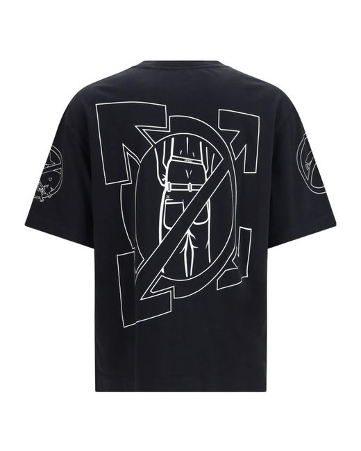 Off-White c/o Virgil Abloh Black Neighbourhood Skate T-Shirt for men
