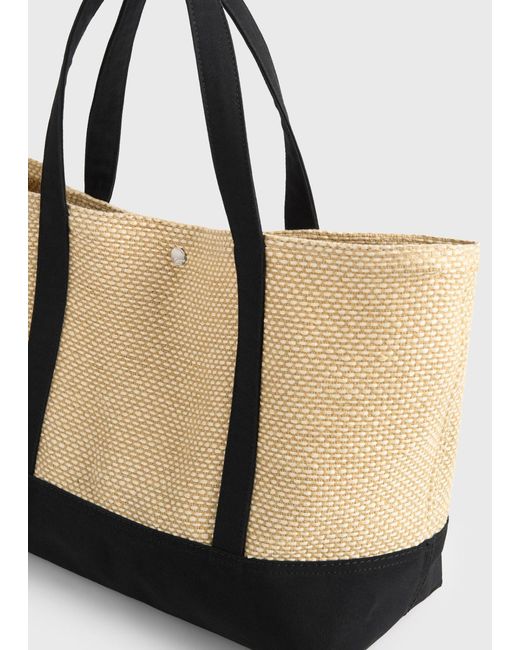 Totême  Black Snap-On Handbag