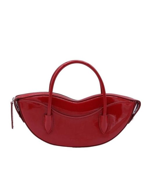 Fiorucci Red Sculpted Mini Tote Bag