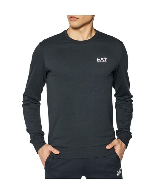 Emporio Armani Blue Logo Sweater for men