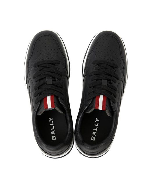 Bally Black Round-Toe Sneakers for men