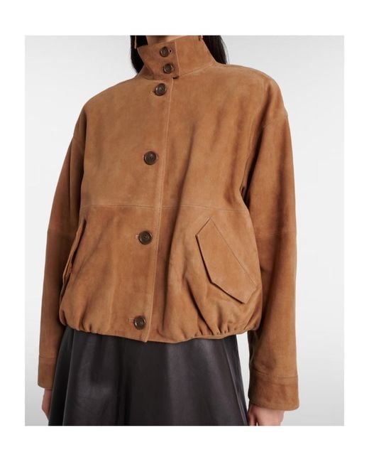 Jonathan Simkhai Brown Marley Suede Jacket