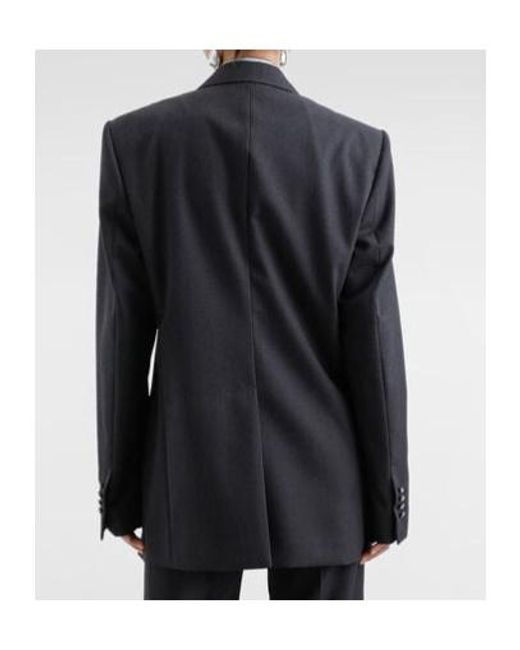 Dolce & Gabbana Blue Single-Breasted Straight Hem Blazer
