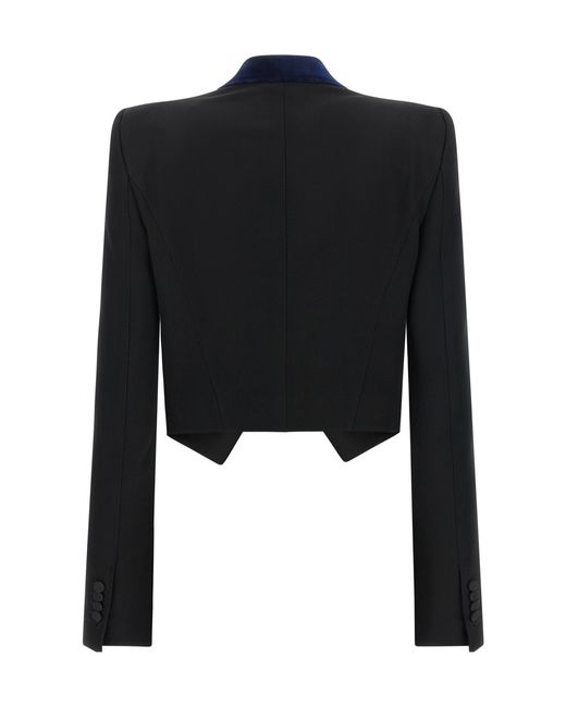 Tom Ford Black Cropped Blazer