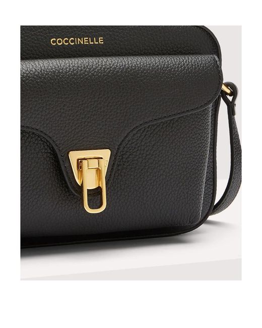 Coccinelle Black Beat Soft Small Crossbody Bag