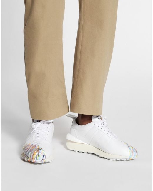 Lanvin White X Gallery Department Lace-Up Sneakers for men