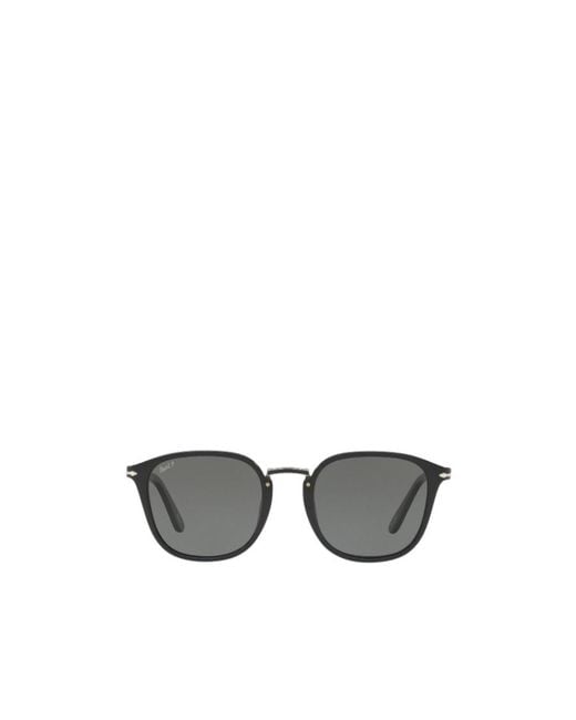 Persol Metallic Square Frame Sunglasses for men