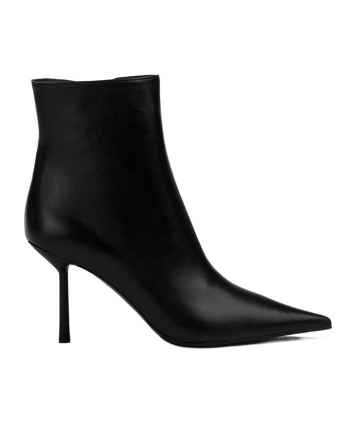Le Silla Black 105Mm Zip Boots
