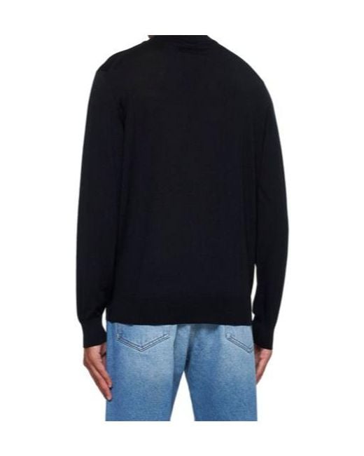 Zegna Blue Zip-Detailed Jumper for men
