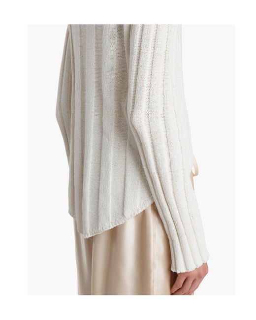 Khaite White Sylas Sweater