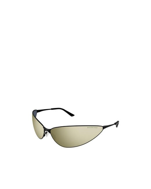 Balenciaga White Eyewear Cat-Eye Frame Sunglasses for men