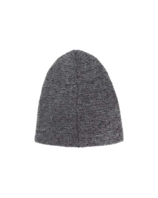 DSquared² Gray Logo-Detail Beanie